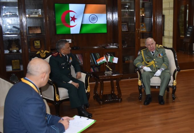 Le Général d’Armée Chanegriha reçu à New Delhi par le Chef d’Etat-major de la Défense des Forces armées indiennes