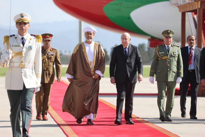 Le Sultan d’Oman en visite d’Etat de deux jours en Algérie