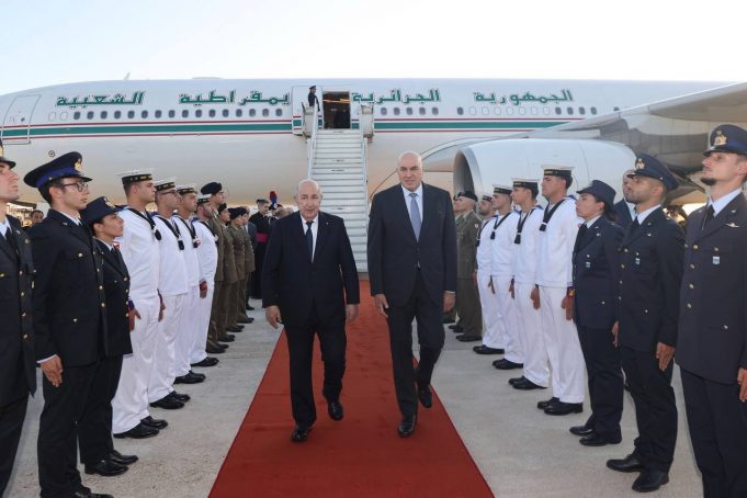Arrivée du président Tebboune à Rome pour une visite officielle en Italie
