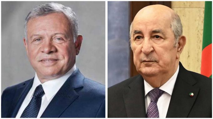 Le président de la République s’entretient par téléphone avec le roi de Jordanie