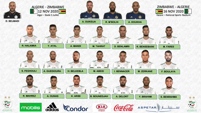 Équipe nationale : Belmadi dévoile sa liste pour le Zimbabwe
