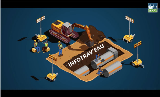 Coupures d’eau: mise au point d’une plateforme pour suivre en direct les travaux de SEAAL