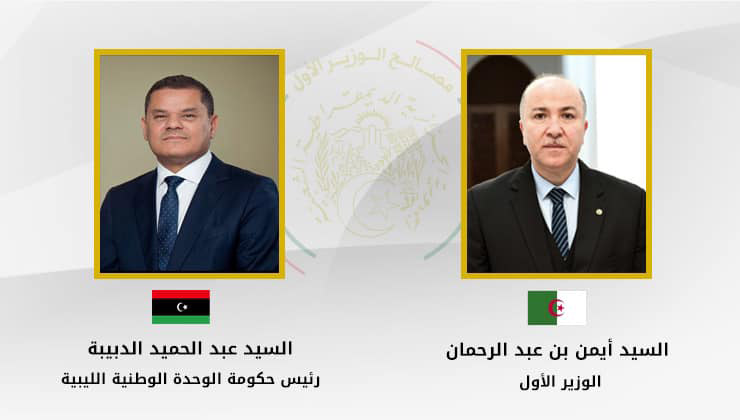Le premier ministre Aïmene Benabderrahmane reçoit un appel téléphonique de son homologue libyen