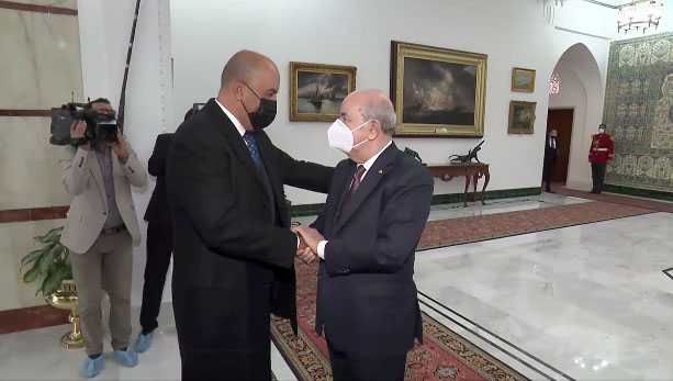 Le president Tebboune recoit le vice-president du Conseil presidentiel libyen