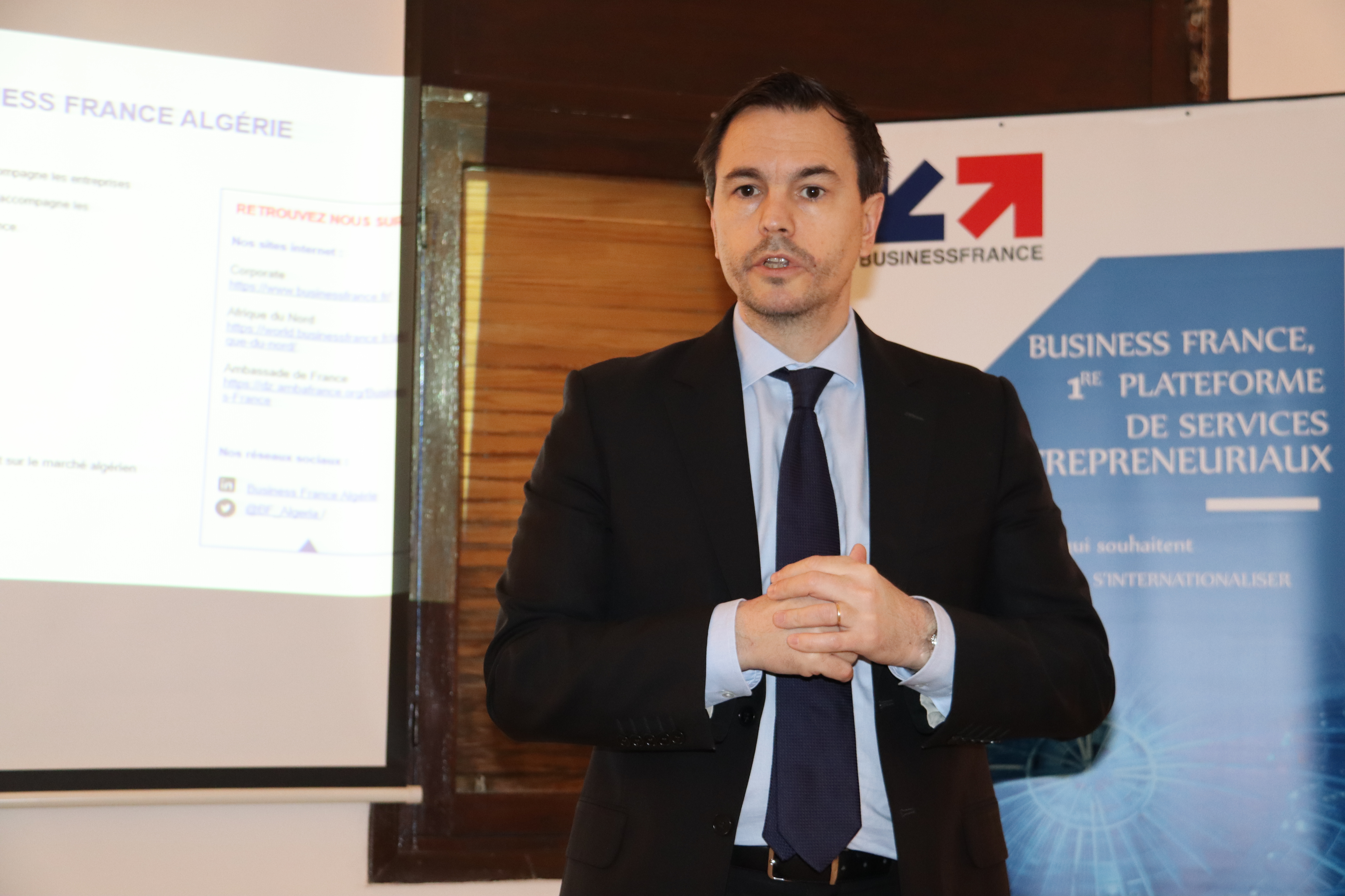 Romain Keraval, directeur du bureau Business France Algérie (2)