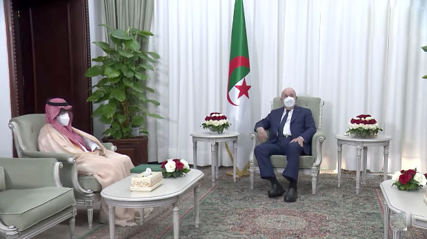 Le Président Tebboune reçoit l’ambassadeur saoudien à Alger