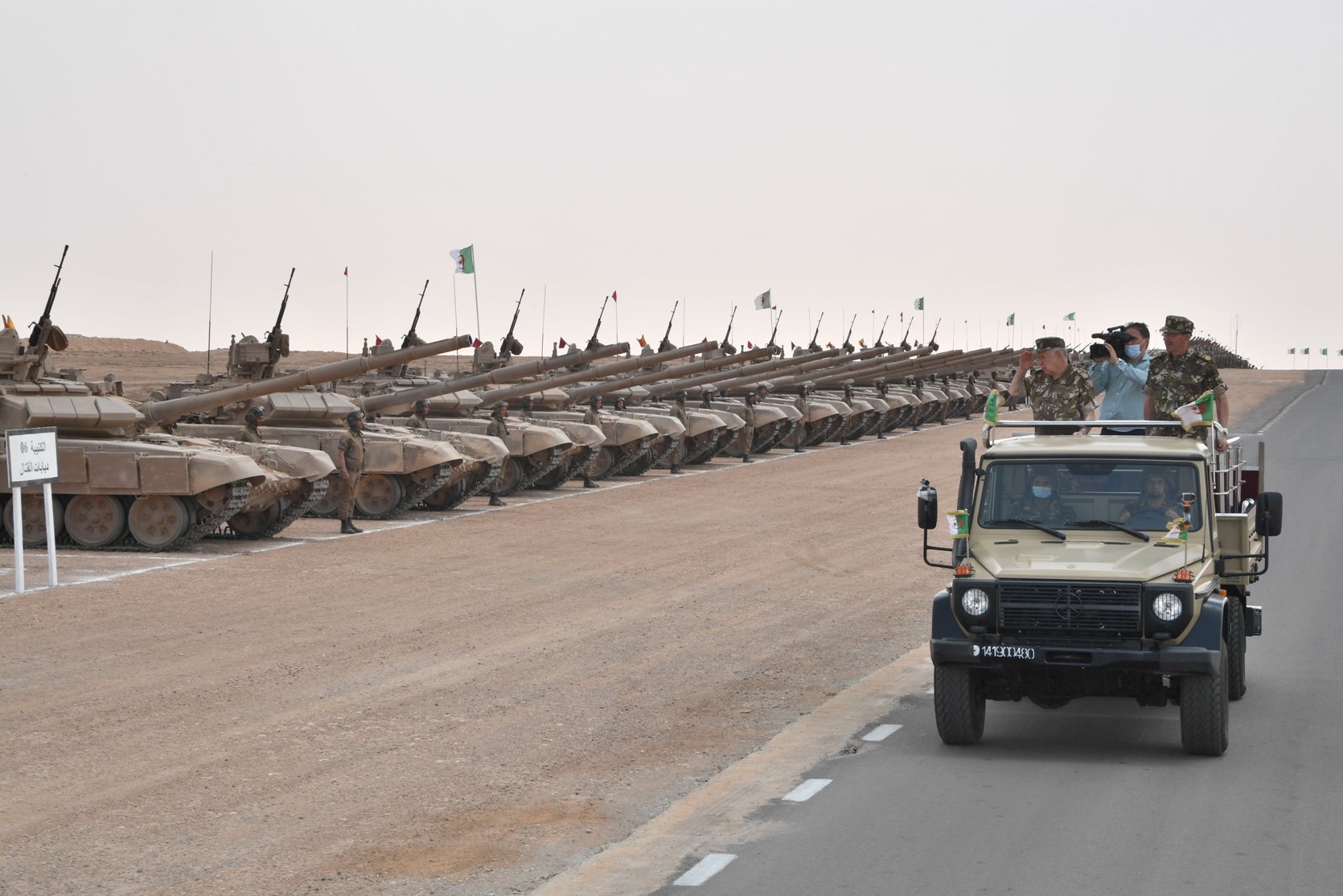 ANP : Chanegriha supervise un exercice tactique dans la 2ème RM