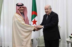 Le président Tebboune reçoit le ministre saoudien de l’Intérieur
