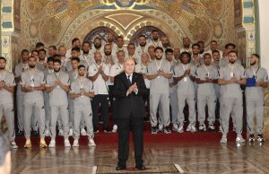 Le président de la République honore les athlètes qui se sont distingués cette année