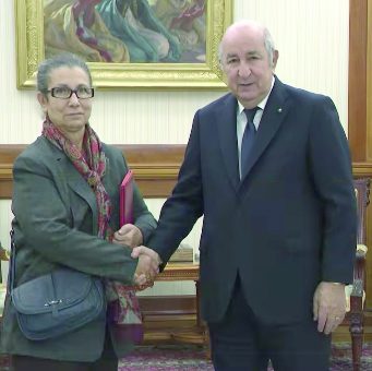 Le président Tebboune reçoit la Secrétaire générale du PT