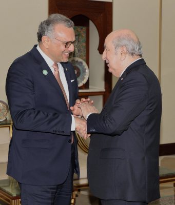 Le président de la République reçoit le haut conseiller du président américain