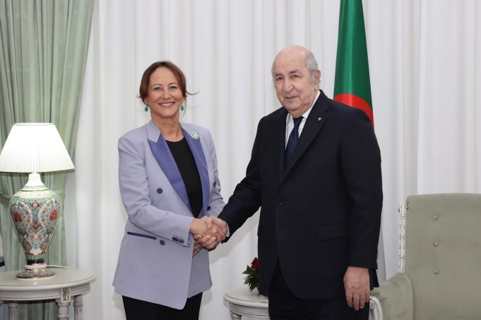 Le président de la République reçoit Mme Ségolène Royal, présidente de l’association France-Algérie