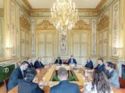 Sayoud reçu à Paris par le président français Emmanuel Macron