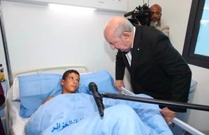 Incendies : Tebboune s’enquiert à l’hôpital des grands brûlés de Zéralda de l’état des blessés